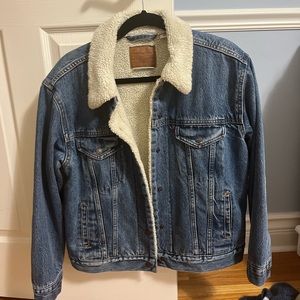 Levi’s Fur lined Jean Jacket.